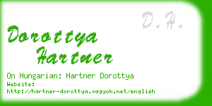 dorottya hartner business card